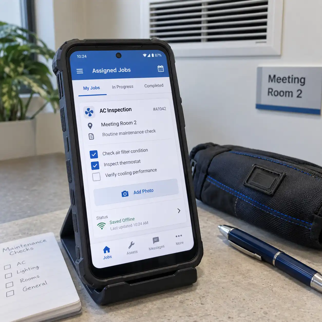 Field service apps illustration