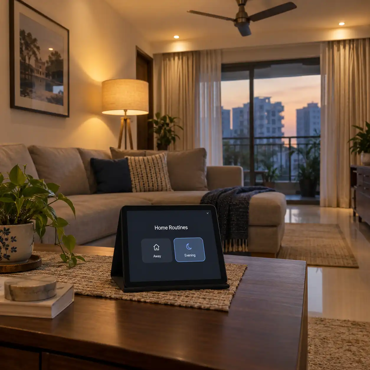 Home automation illustration