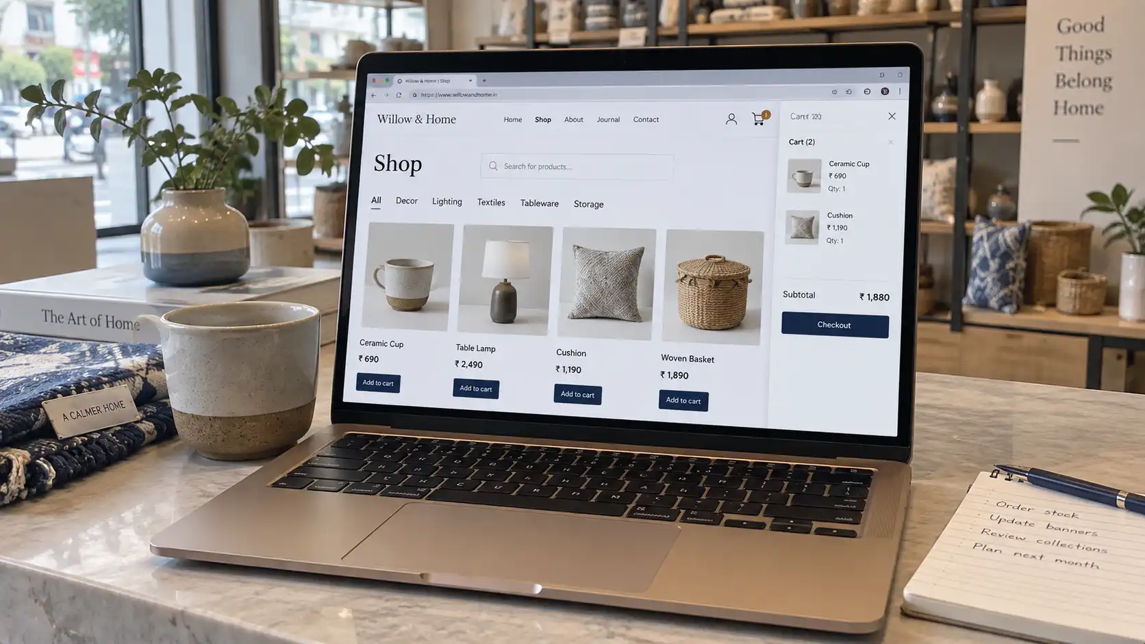 E-commerce websites illustration