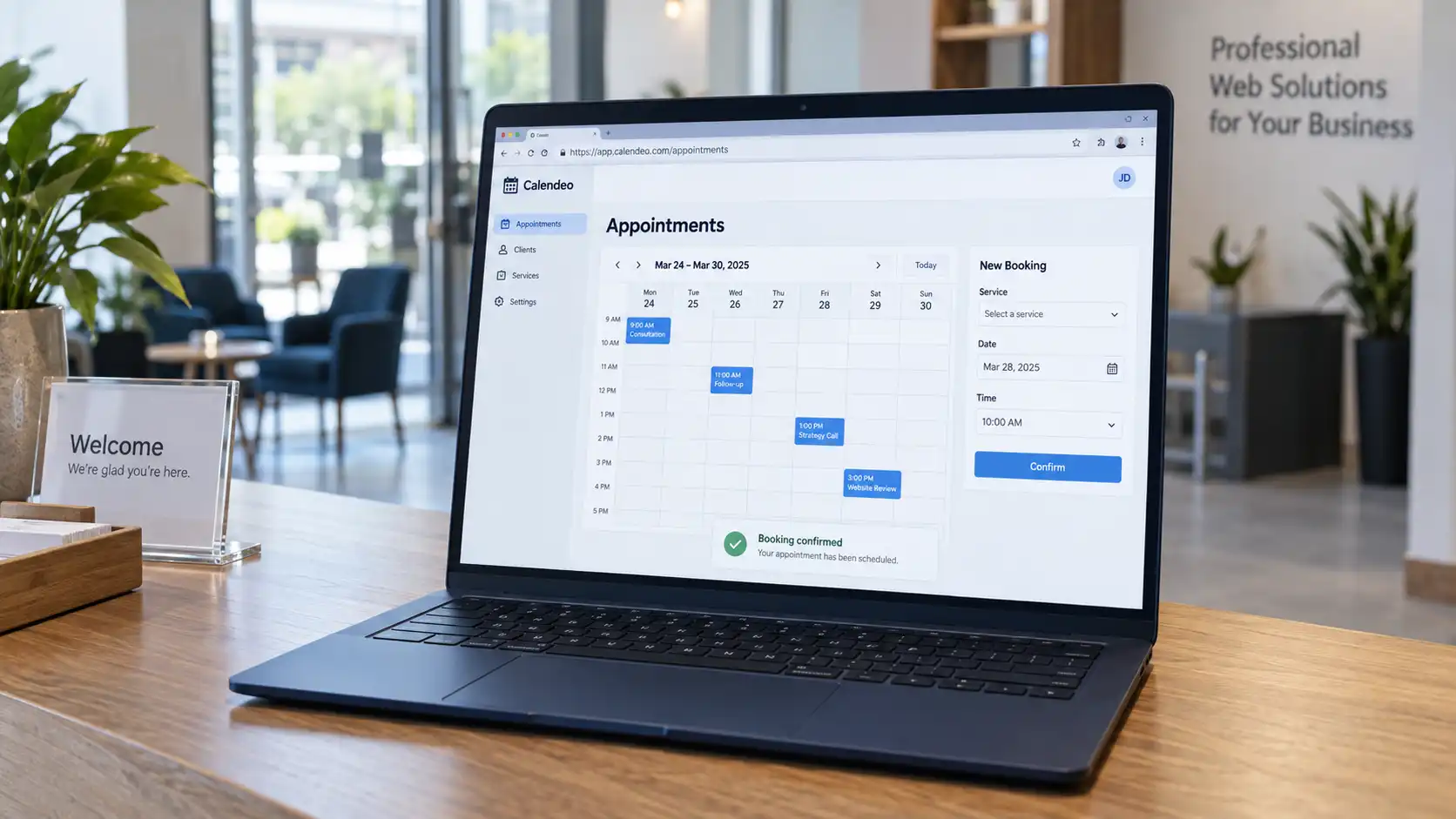 Booking and appointment systems illustration